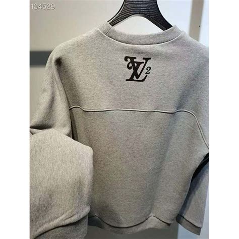 squared lv sweatshirt|louis vuitton sweater bag.